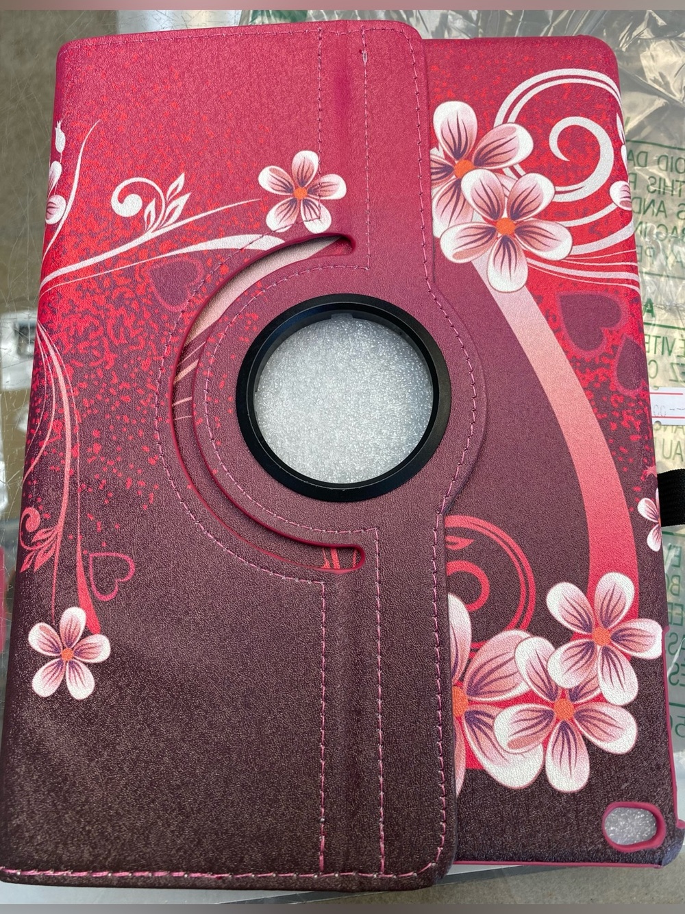 Floral Rotating Tablet Case